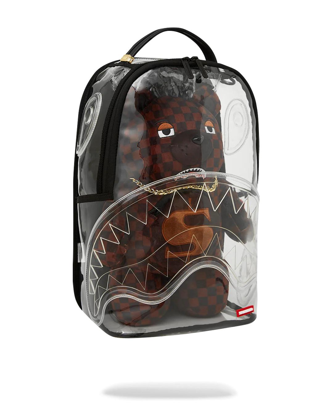 CLEAR BACKPACK - SHARKS IN PARIS BEAR | Sprayground Value