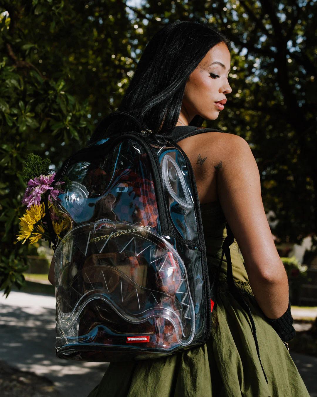 CLEAR BACKPACK - SHARKS IN PARIS BEAR | Sprayground Value