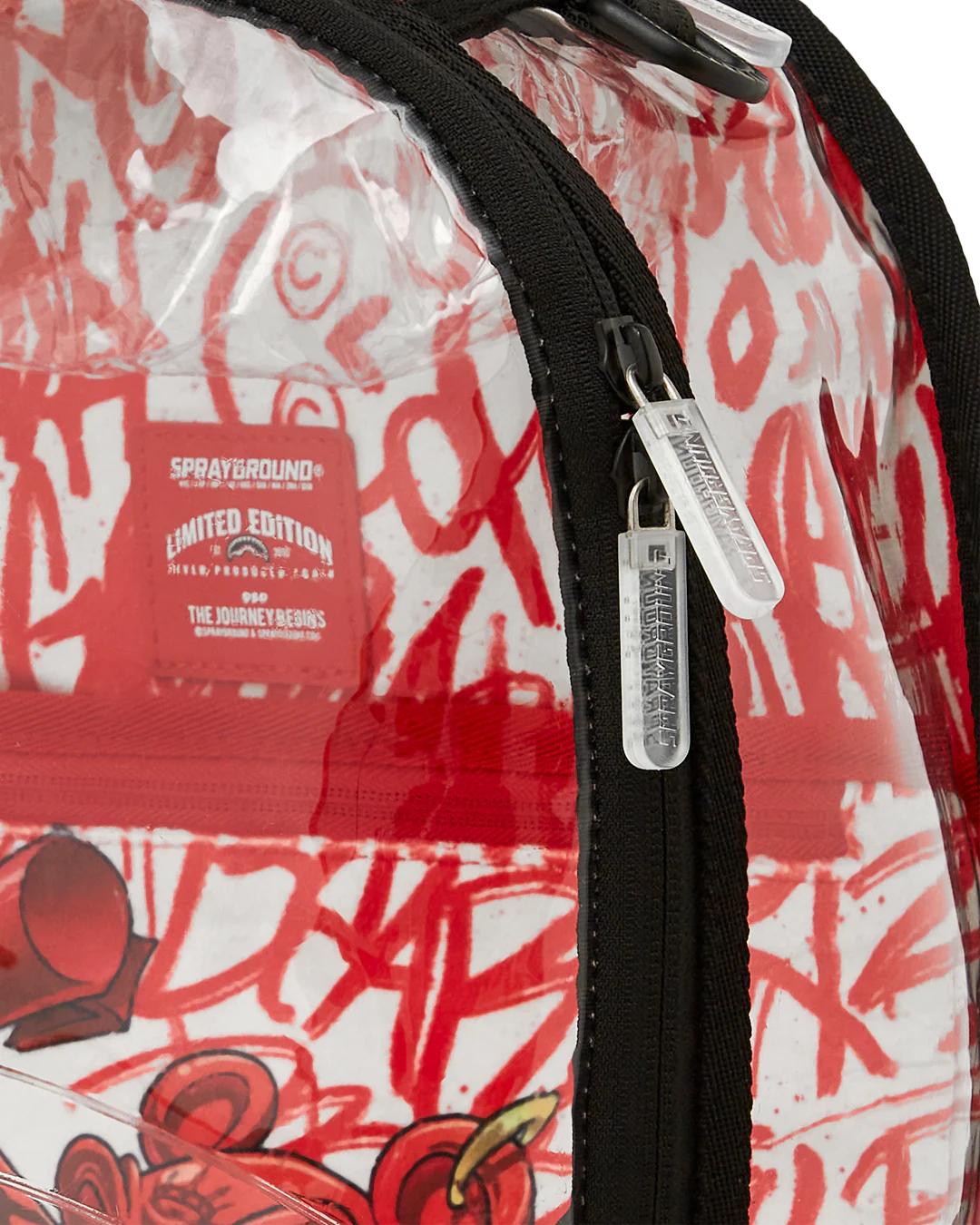CLEAR BACKPACK - DIABLO GALLERY | Sprayground Great Value