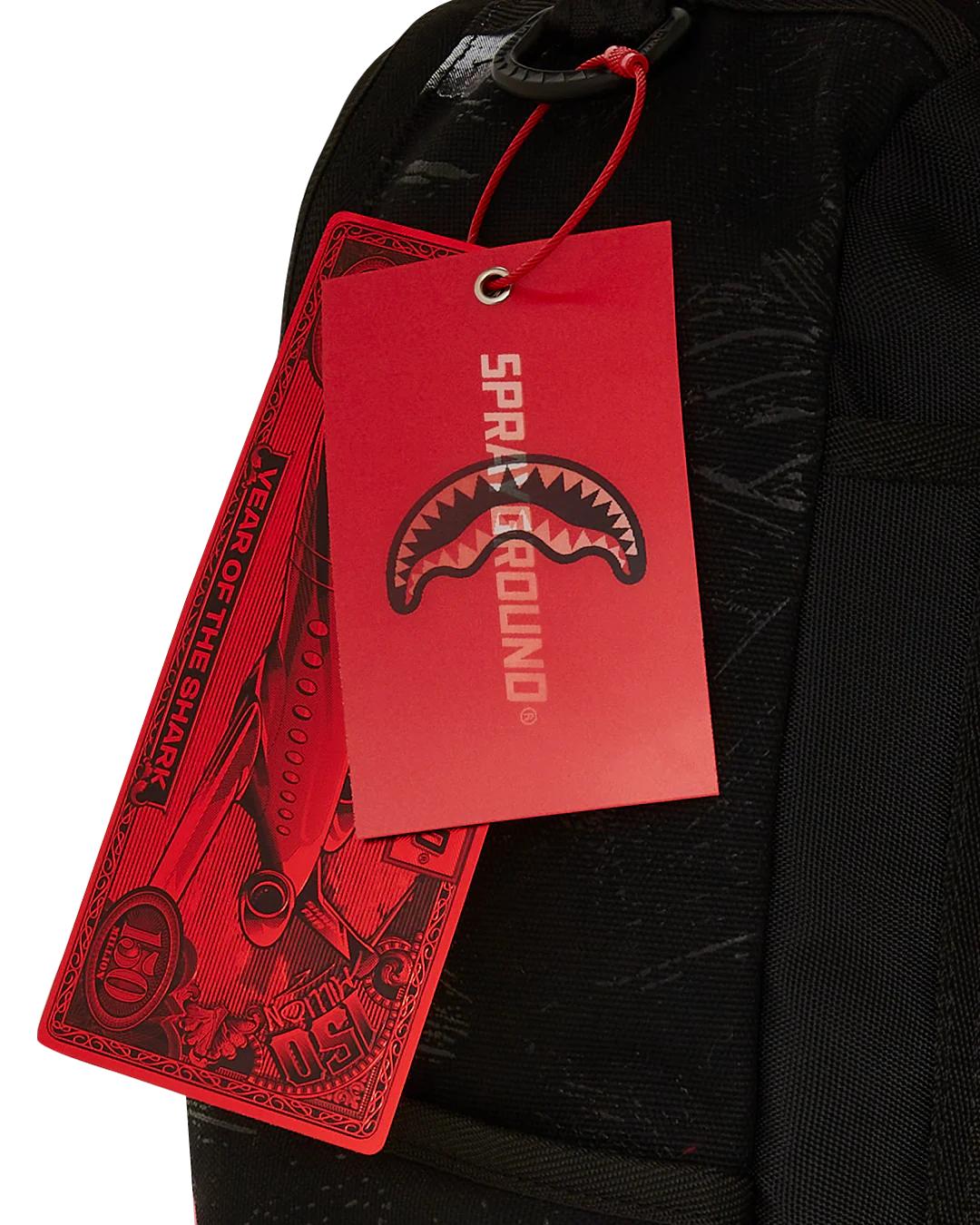 SHARK CENTRAL ACRYLIC ART DLX COTTON BACKPACK | Sprayground Exclusive