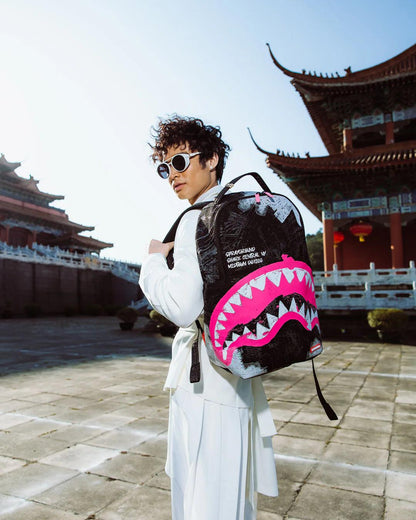 SHARK CENTRAL ACRYLIC ART DLX COTTON BACKPACK | Sprayground Exclusive