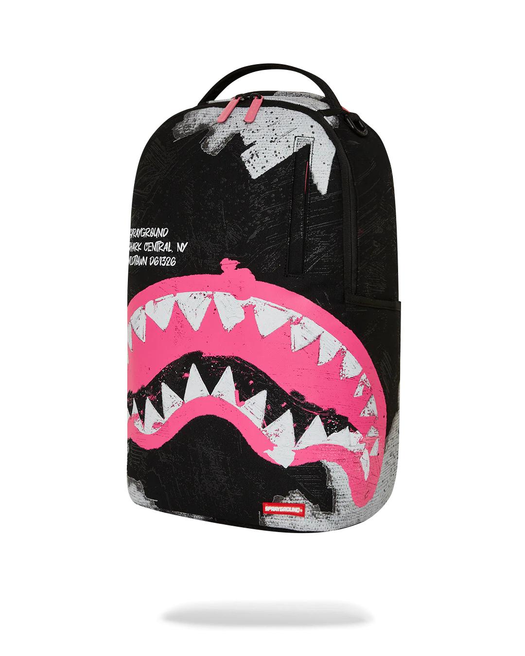 SHARK CENTRAL ACRYLIC ART DLX COTTON BACKPACK | Sprayground Exclusive
