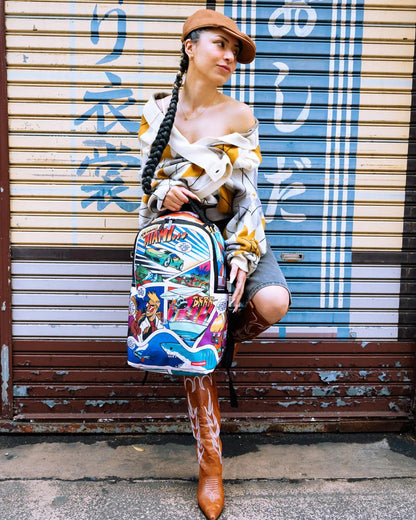 305 ACTION PACKED NIGHT SPOT DLXR BACKPACK | Sprayground Quality