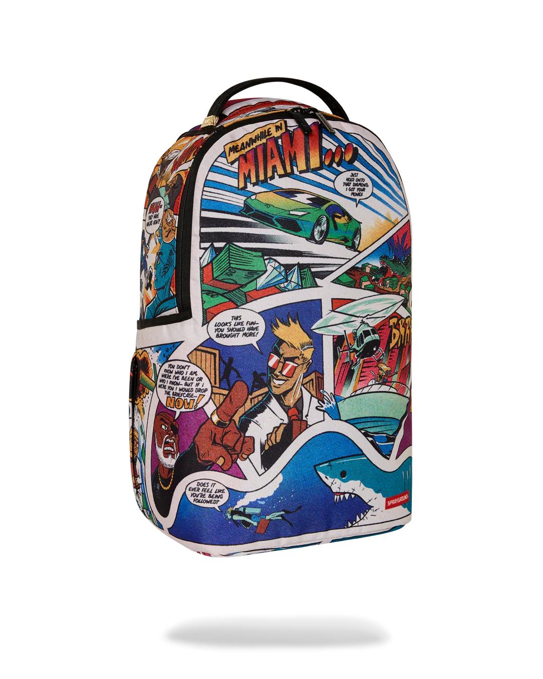 305 ACTION PACKED NIGHT SPOT DLXR BACKPACK | Sprayground Quality