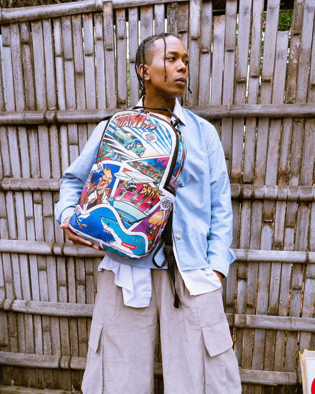 305 ACTION PACKED NIGHT SPOT DLXR BACKPACK | Sprayground Quality
