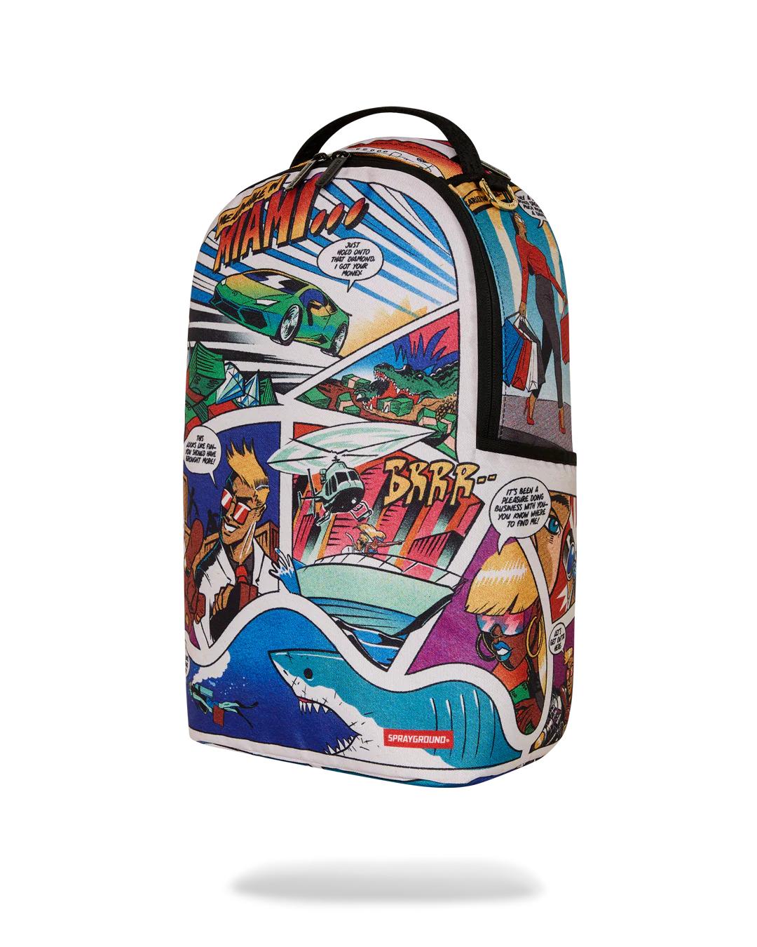 305 ACTION PACKED NIGHT SPOT DLXR BACKPACK | Sprayground Quality