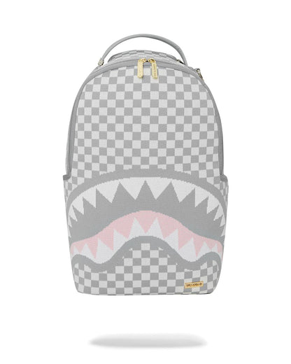 KNIT SHARKS IN PARIS IN CREAM DLX BACKPACK | Sprayground Premium