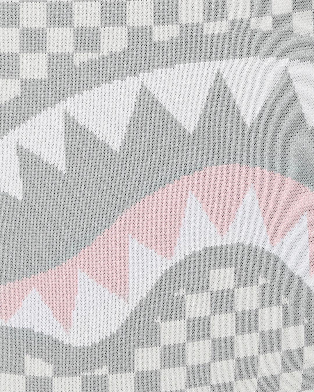 KNIT SHARKS IN PARIS IN CREAM DLX BACKPACK | Sprayground Premium
