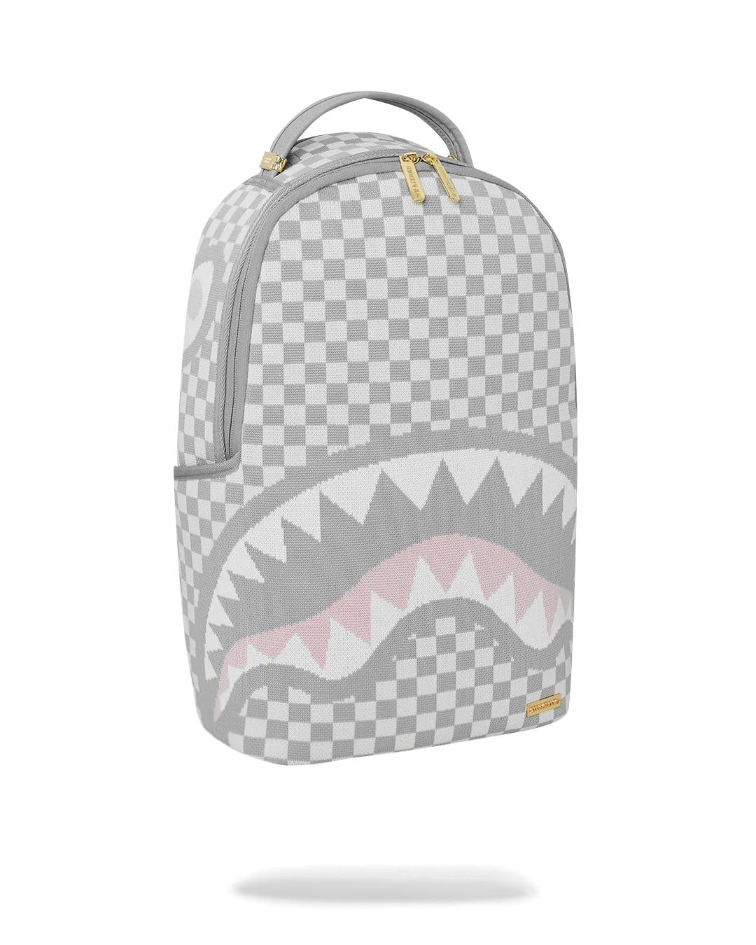 KNIT SHARKS IN PARIS IN CREAM DLX BACKPACK | Sprayground Premium