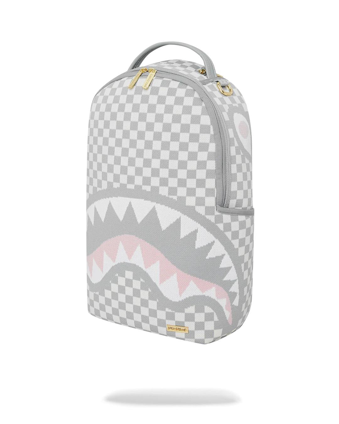 KNIT SHARKS IN PARIS IN CREAM DLX BACKPACK | Sprayground Premium