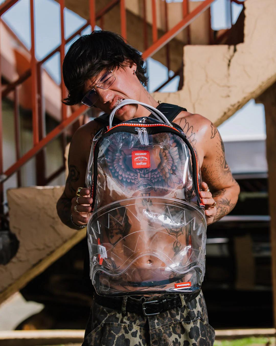 100% CLEAR BACKPACK SHARK | Sprayground Recommended