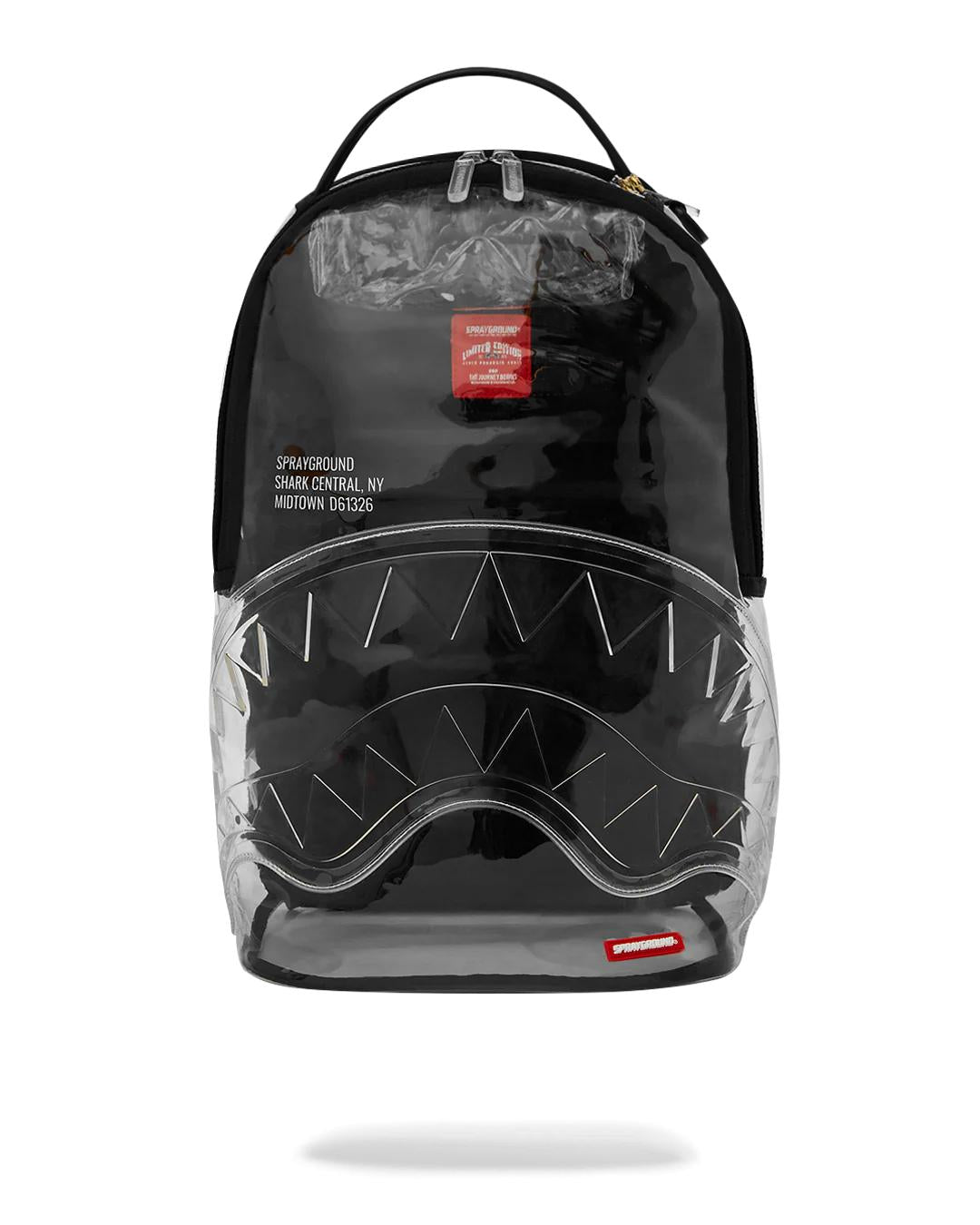 CLEAR BACKPACK - SHARK CENTRAL | Sprayground Exclusive