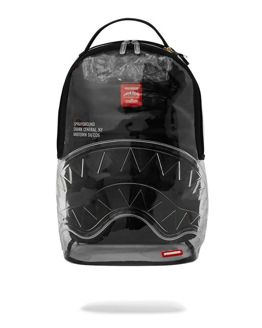 CLEAR BACKPACK - SHARK CENTRAL | Sprayground Exclusive