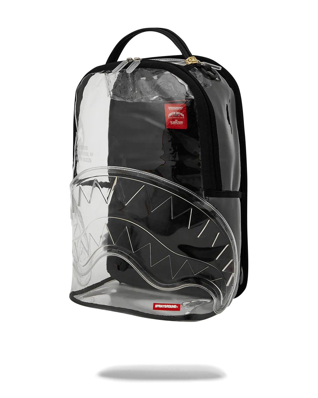 CLEAR BACKPACK - SHARK CENTRAL | Sprayground Exclusive