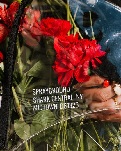 100% CLEAR BACKPACK - SHARK CENTRAL | Sprayground Signature