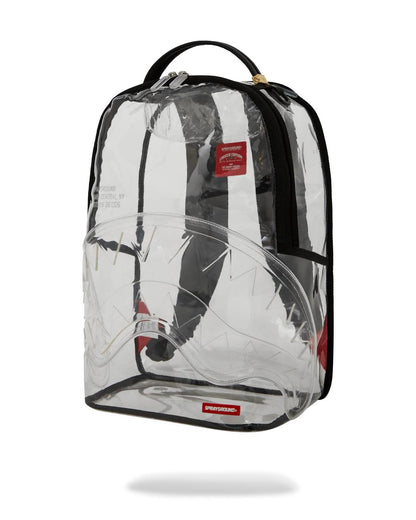 100% CLEAR BACKPACK - SHARK CENTRAL | Sprayground Signature
