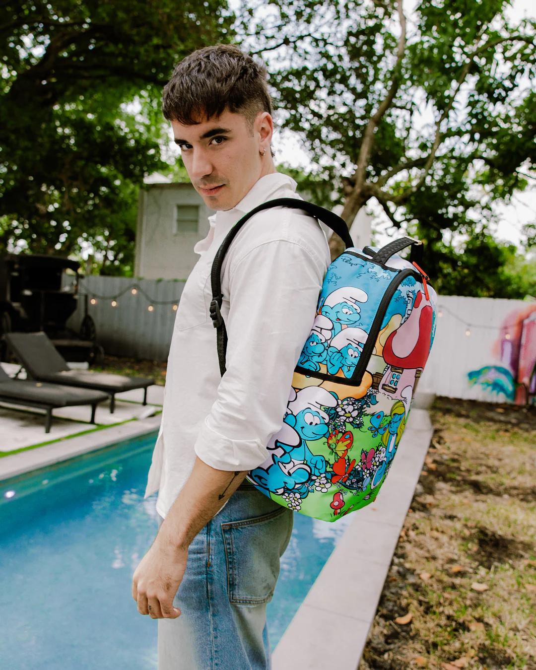 SMURFS IN THE GARDEN BACKPACK | Sprayground Classic