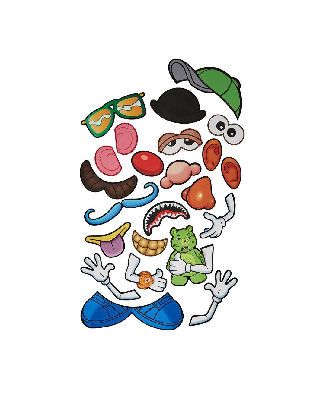 MR. POTATO HEAD VELCRO PATCH MIX-IT-UP DLXSV BACKPACK | Sprayground New