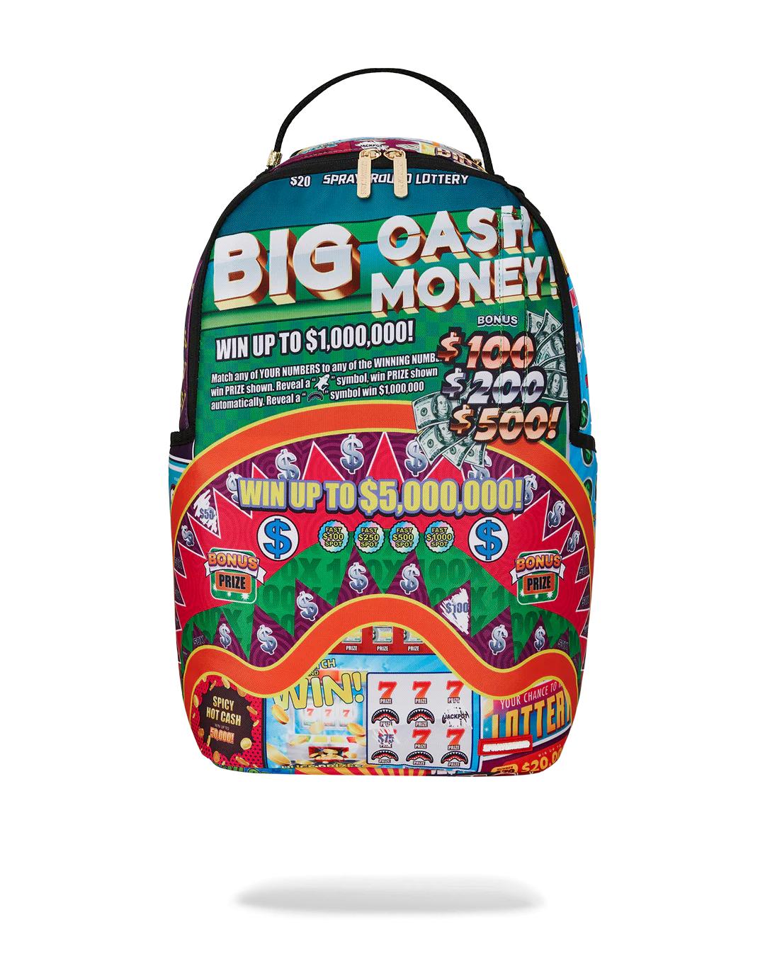 BIG MONEY BIG MONEY BACKPACK (COMES WITH SCRATCH OFF PLAYING CARD) | Sprayground Quality