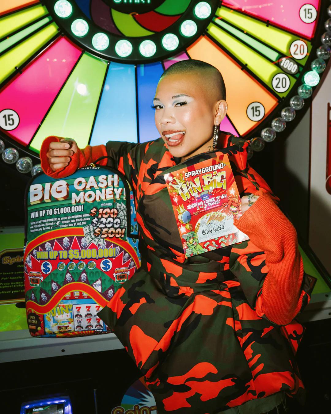 BIG MONEY BIG MONEY BACKPACK (COMES WITH SCRATCH OFF PLAYING CARD) | Sprayground Quality