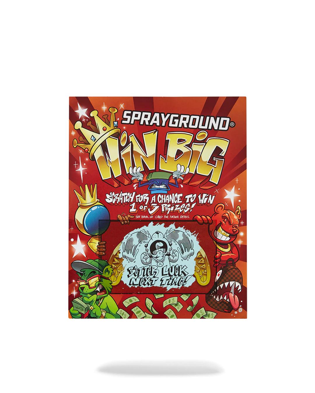 BIG MONEY BIG MONEY BACKPACK (COMES WITH SCRATCH OFF PLAYING CARD) | Sprayground Quality