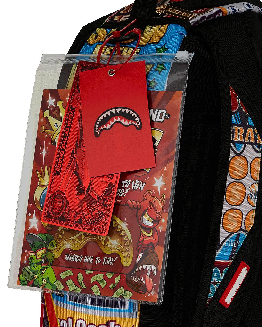 BIG MONEY BIG MONEY BACKPACK (COMES WITH SCRATCH OFF PLAYING CARD) | Sprayground Quality