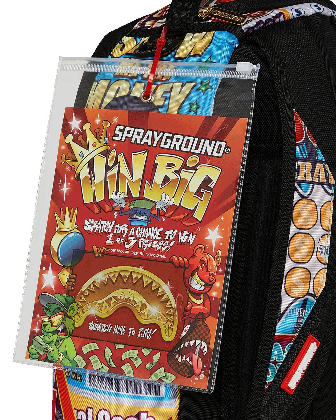 BIG MONEY BIG MONEY BACKPACK (COMES WITH SCRATCH OFF PLAYING CARD) | Sprayground Quality