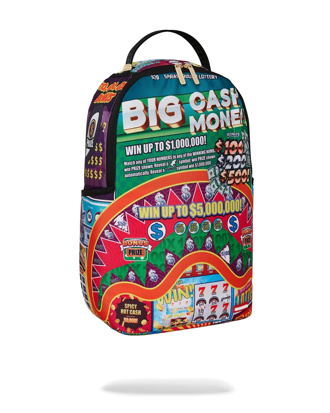BIG MONEY BIG MONEY BACKPACK (COMES WITH SCRATCH OFF PLAYING CARD) | Sprayground Quality