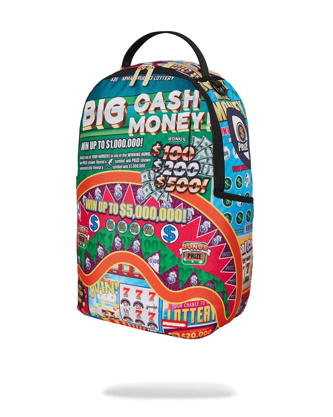 BIG MONEY BIG MONEY BACKPACK (COMES WITH SCRATCH OFF PLAYING CARD) | Sprayground Quality