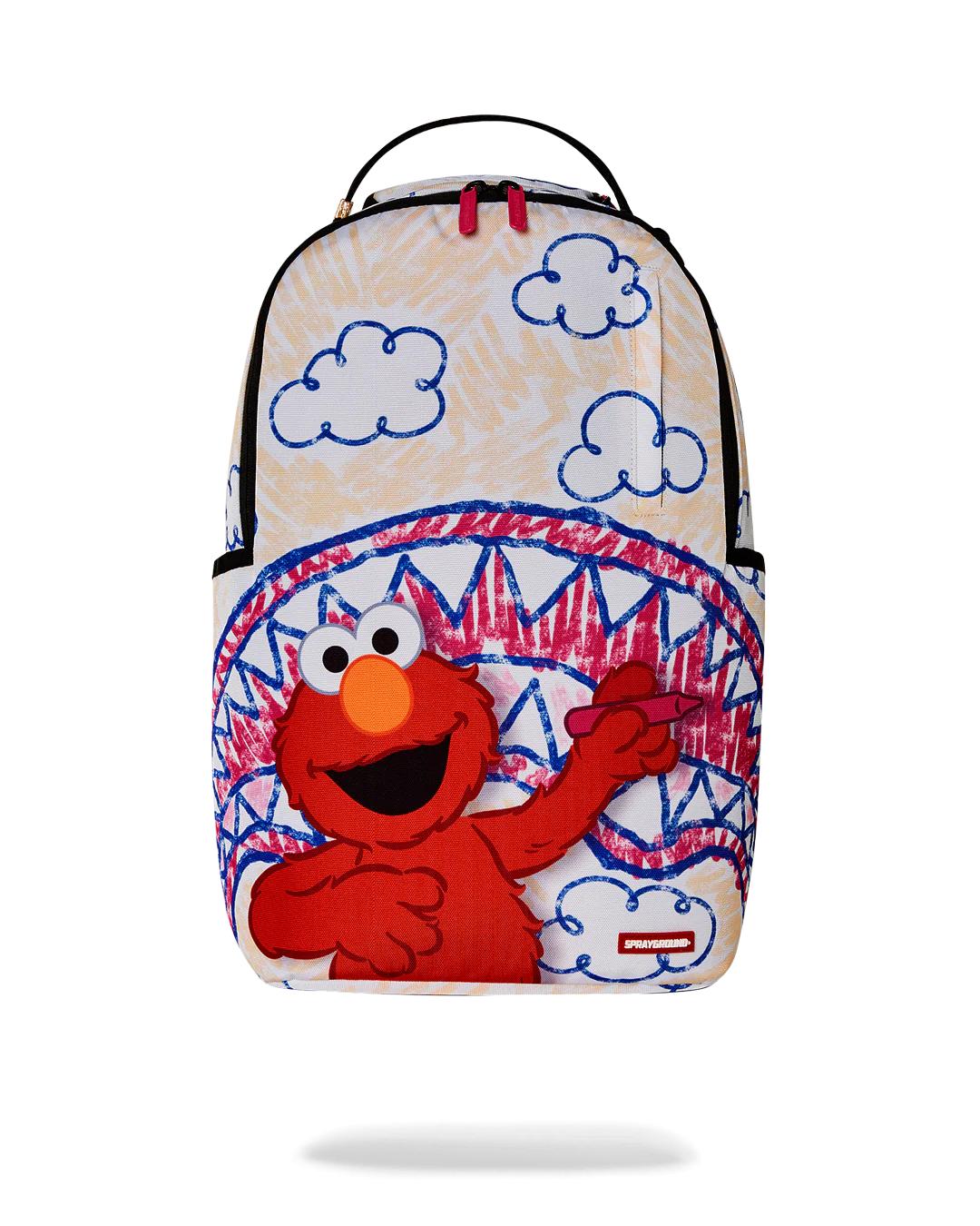 ELMO'S WORLD SHARK SKETCH BACKPACK | Sprayground Quality