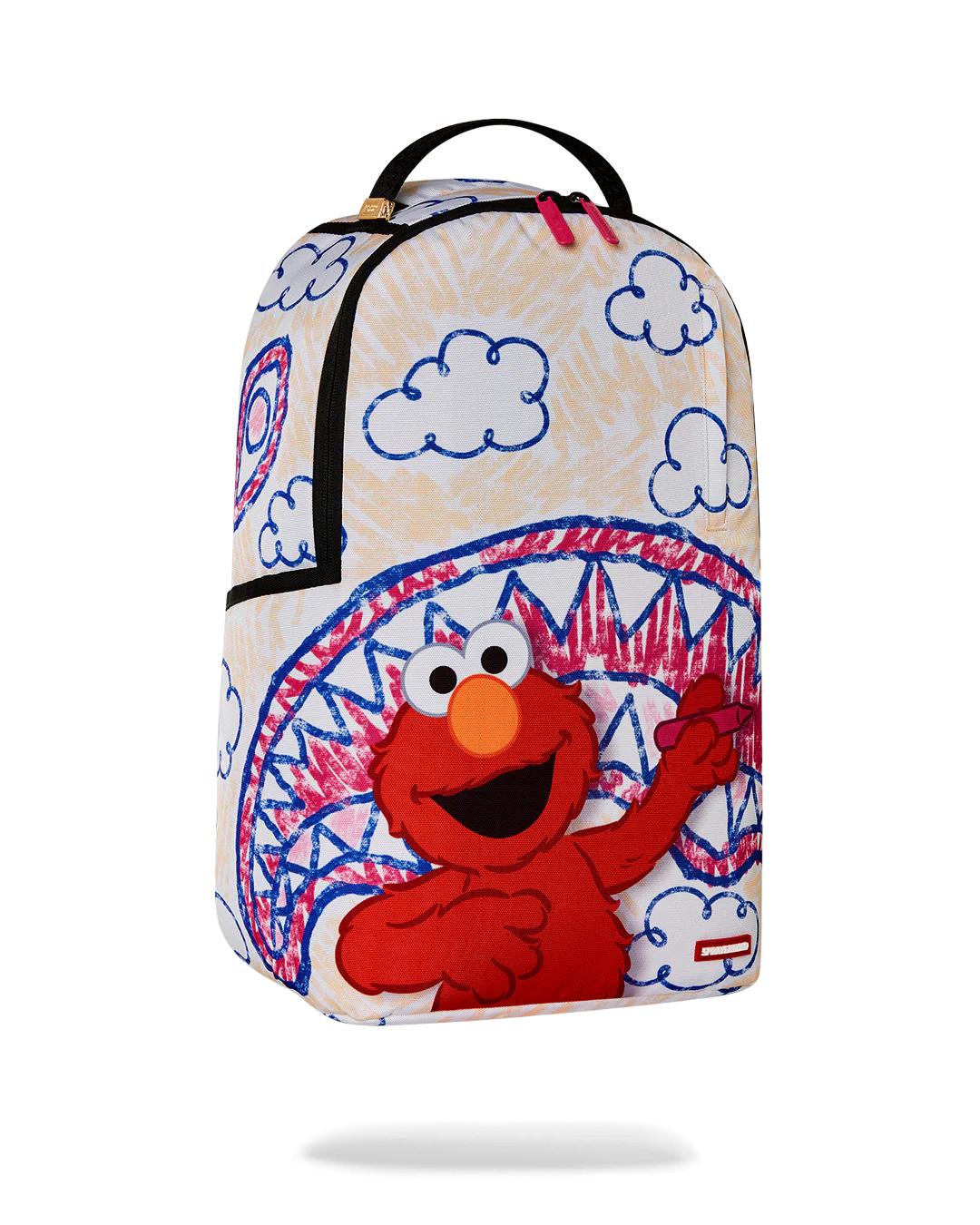 ELMO'S WORLD SHARK SKETCH BACKPACK | Sprayground Quality
