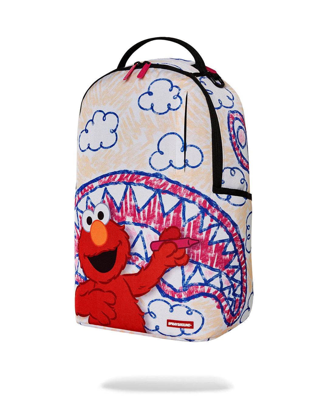 ELMO'S WORLD SHARK SKETCH BACKPACK | Sprayground Quality