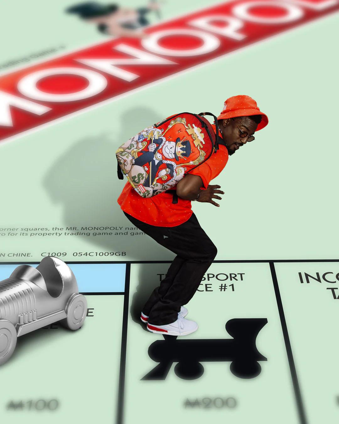 MONOPOLY GOLD EMPIRE THRONE BACKPACK | Sprayground Recommended