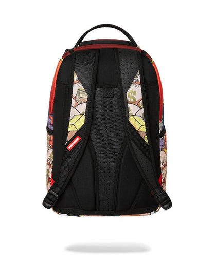 MONOPOLY GOLD EMPIRE THRONE BACKPACK | Sprayground Recommended