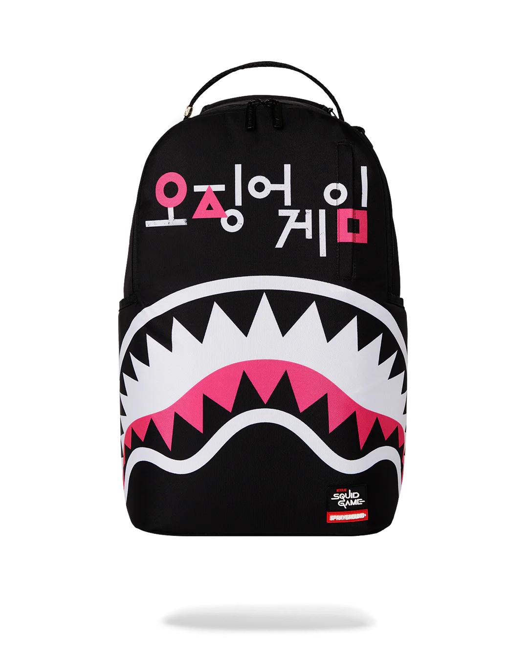 SQUID GAME COLLAB LOGO LOCKUP BACKPACK | Sprayground Exclusive