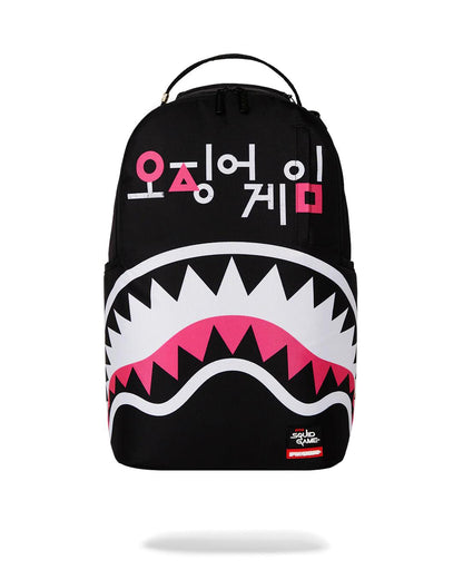 SQUID GAME COLLAB LOGO LOCKUP BACKPACK | Sprayground Exclusive
