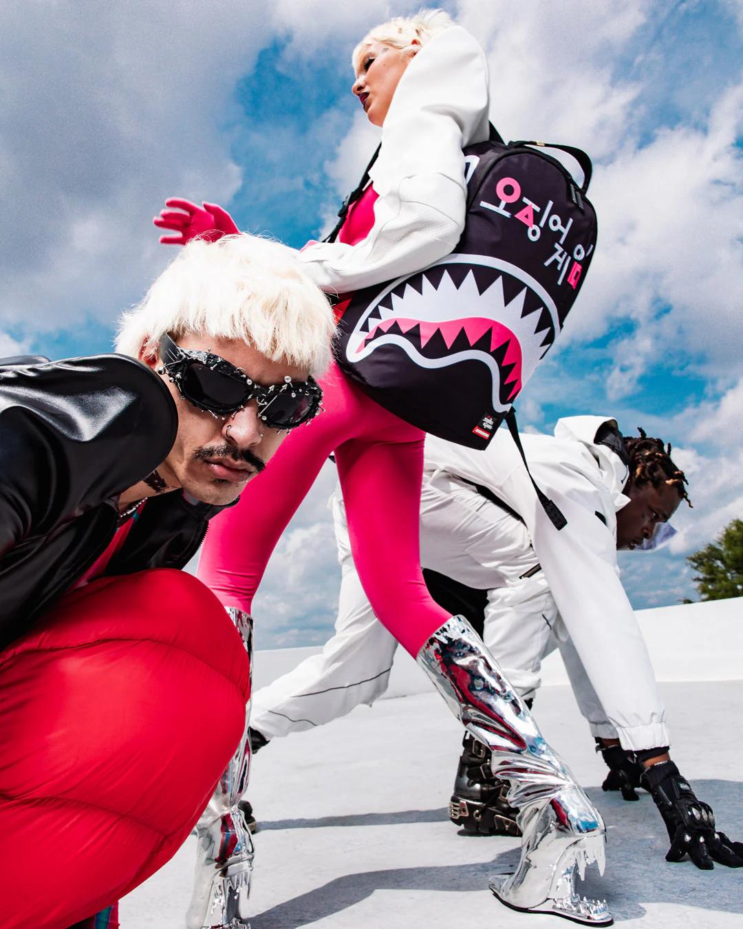 SQUID GAME COLLAB LOGO LOCKUP BACKPACK | Sprayground Exclusive