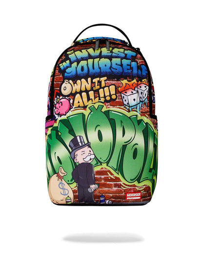 MONOPOLY GRAFFITI GOLD RUSH DLXR BACKPACK | Sprayground Classic