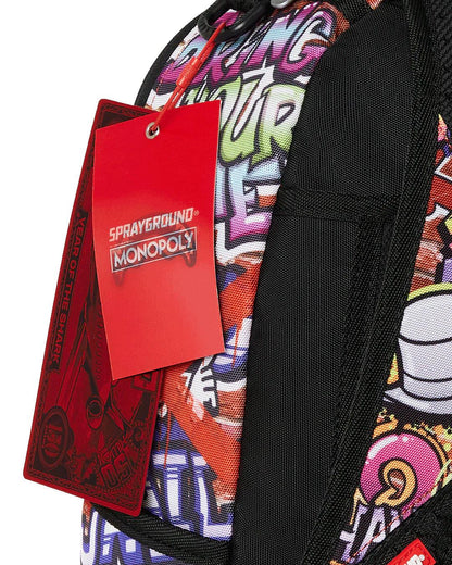 MONOPOLY GRAFFITI GOLD RUSH DLXR BACKPACK | Sprayground Classic