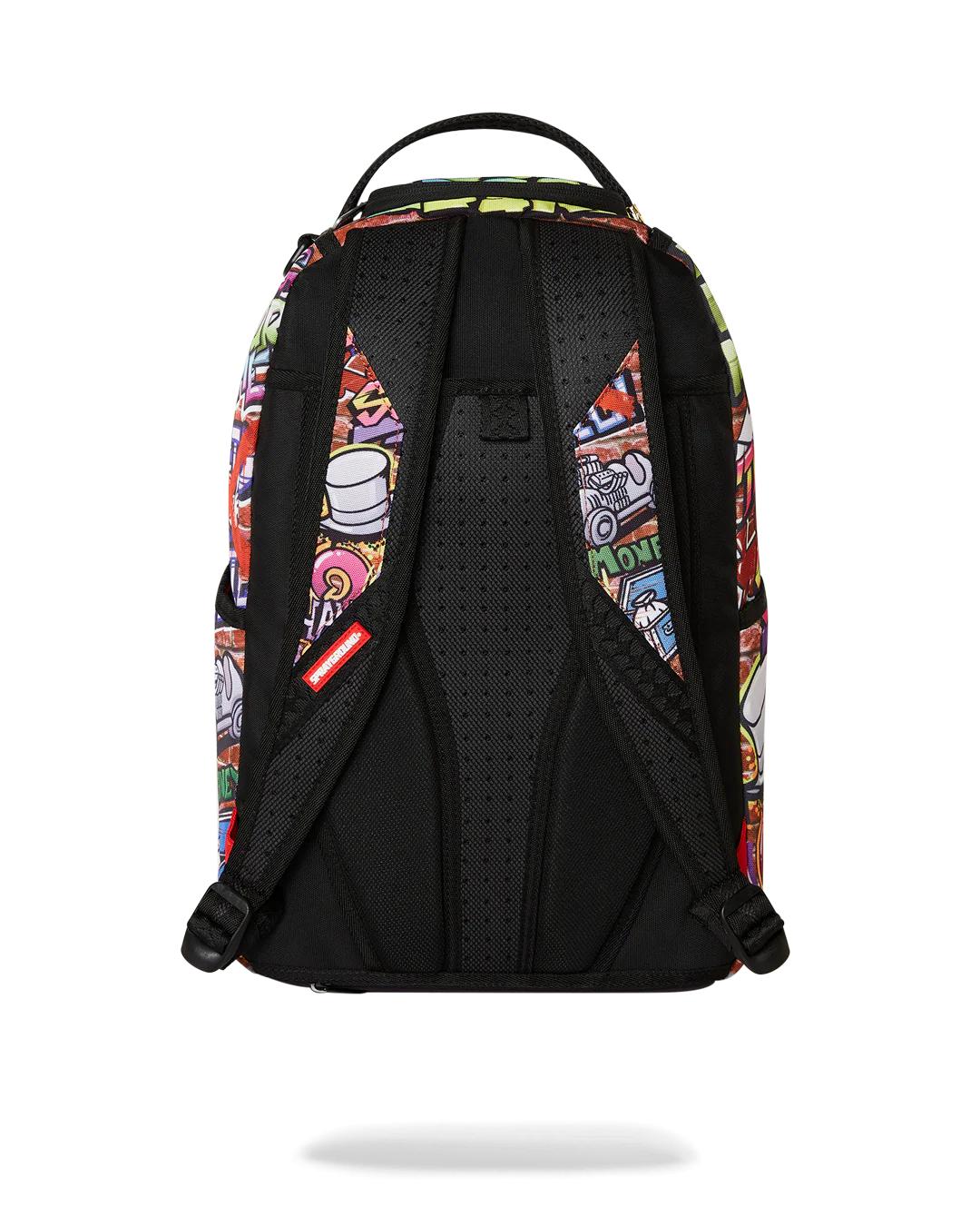 MONOPOLY GRAFFITI GOLD RUSH DLXR BACKPACK | Sprayground Classic