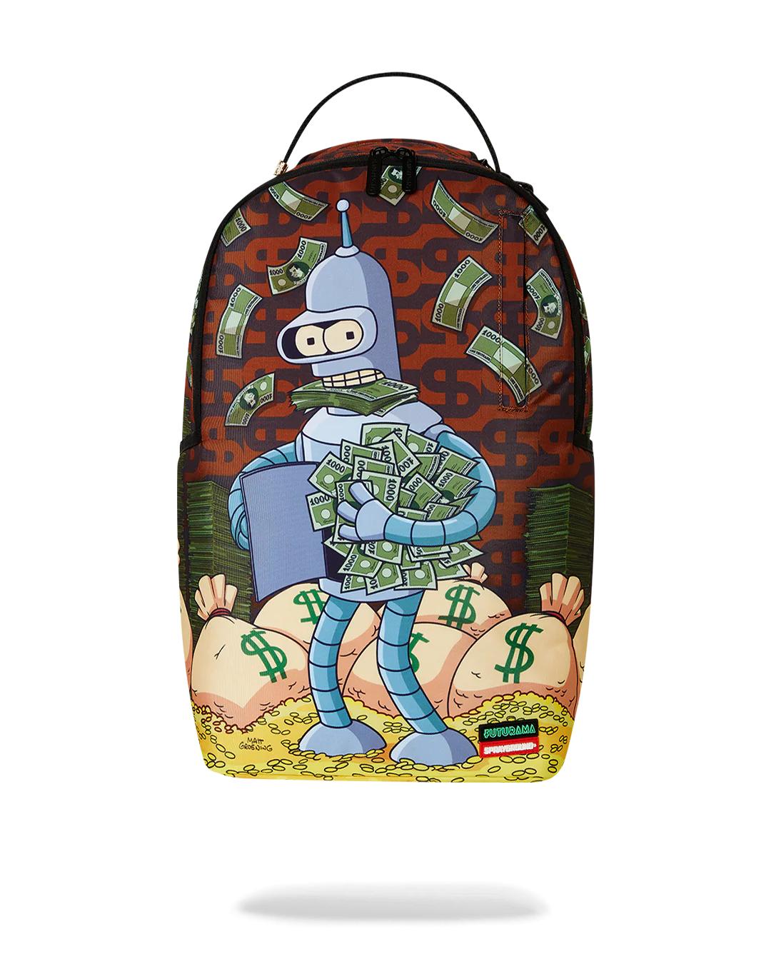 FUTURAMA CASH-IN BENDER BACKPACK | Sprayground Quality