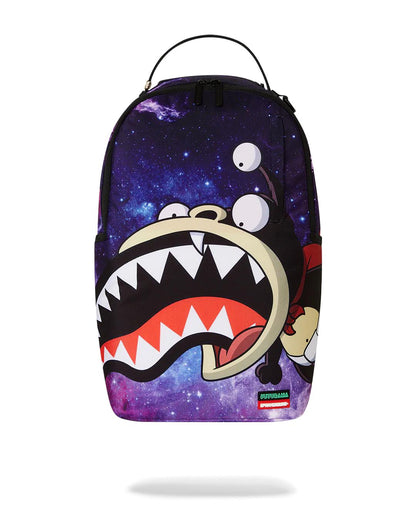 FUTURAMA NIBBLER EAT SHARK DLXR BACKPACK | Sprayground Featured