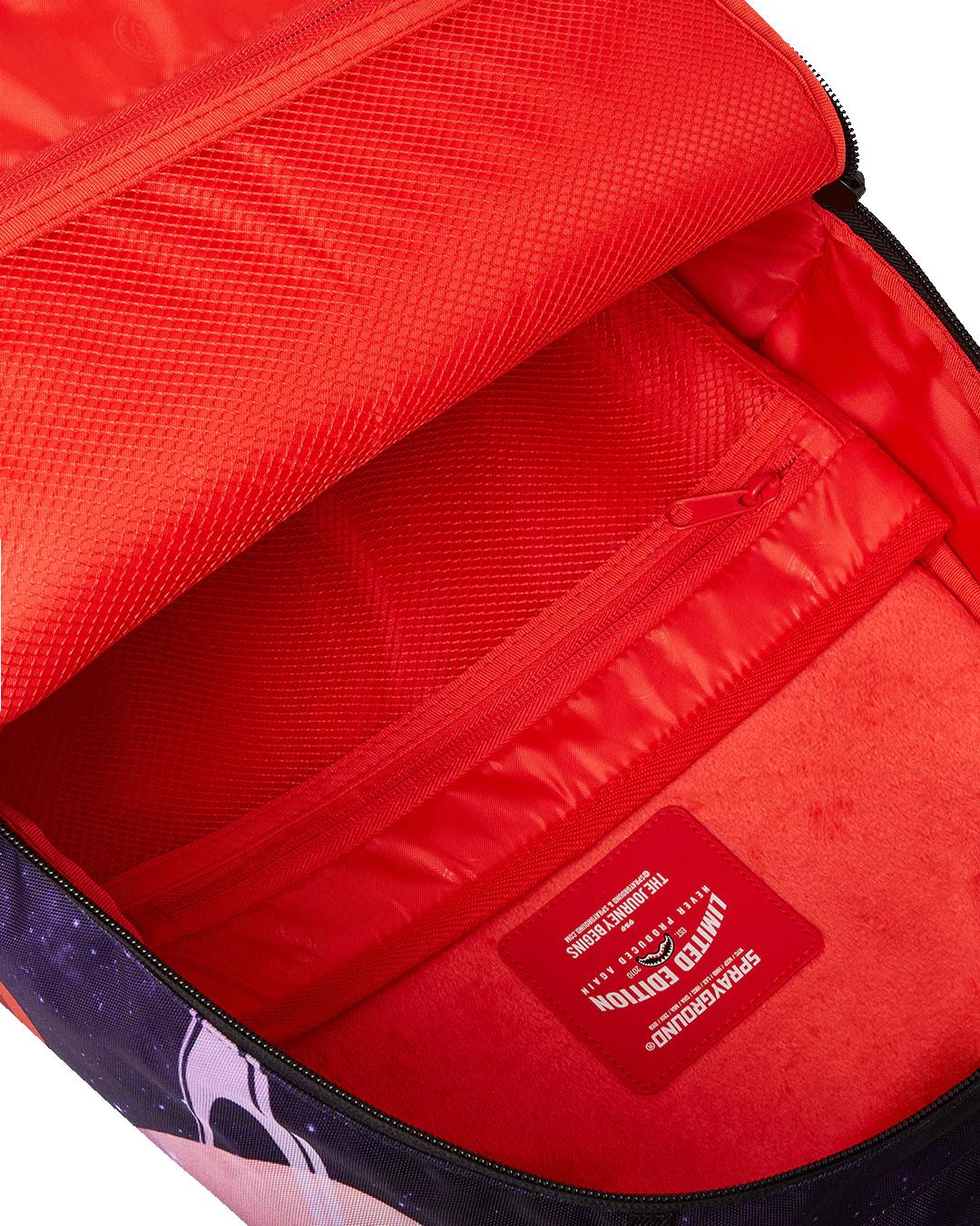 FUTURAMA NIBBLER EAT SHARK DLXR BACKPACK | Sprayground Featured