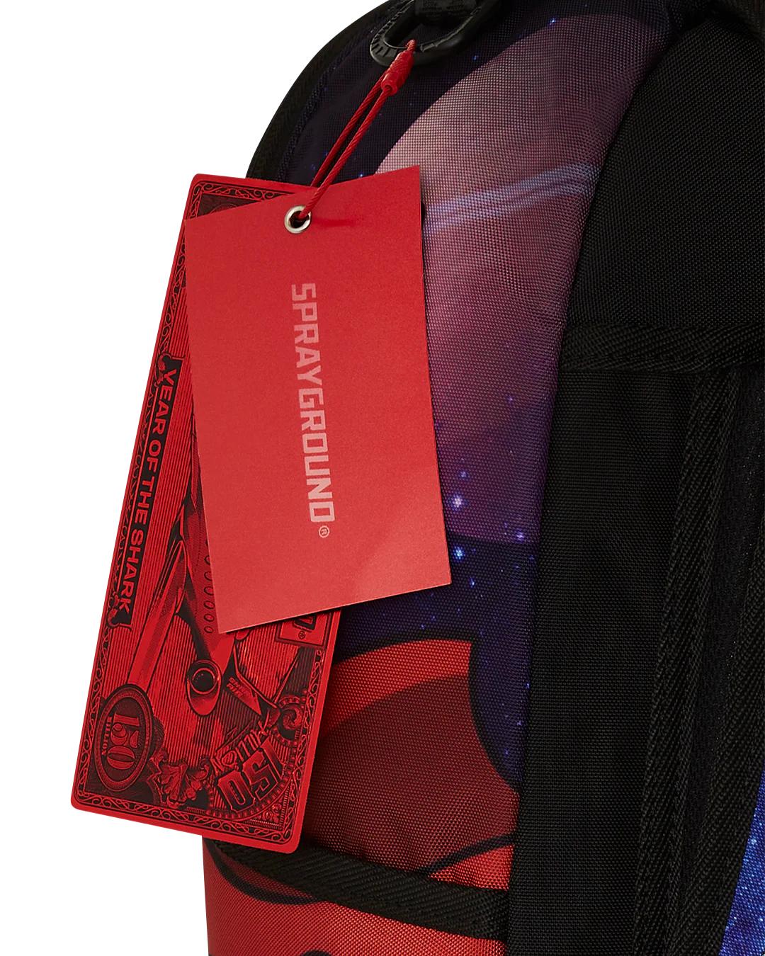 FUTURAMA NIBBLER EAT SHARK DLXR BACKPACK | Sprayground Featured