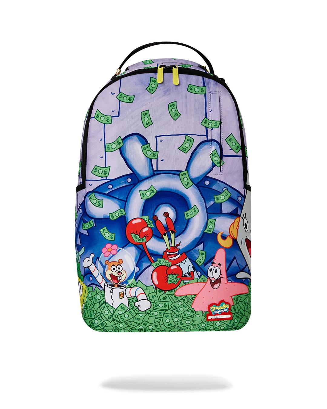 SPONGEBOB CREW MONEY BATH DLXR BACKPACK | Sprayground Best Seller