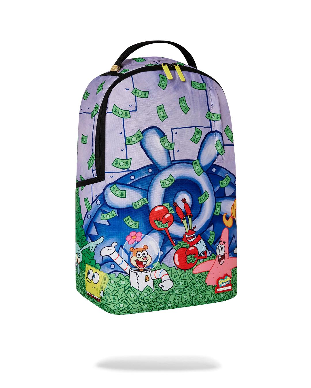 SPONGEBOB CREW MONEY BATH DLXR BACKPACK | Sprayground Best Seller