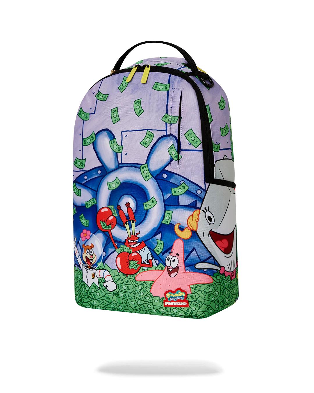 SPONGEBOB CREW MONEY BATH DLXR BACKPACK | Sprayground Best Seller