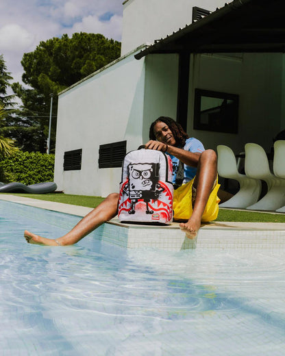 SPONGEBOB STENCIL WALL DLXR BACKPACK | Sprayground Everyday