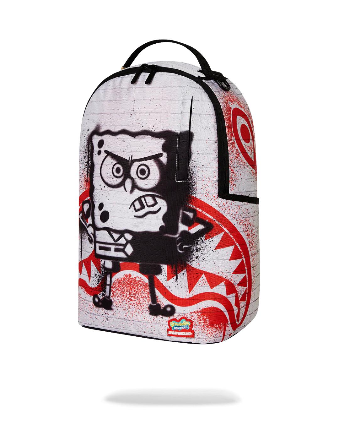 SPONGEBOB STENCIL WALL DLXR BACKPACK | Sprayground Everyday
