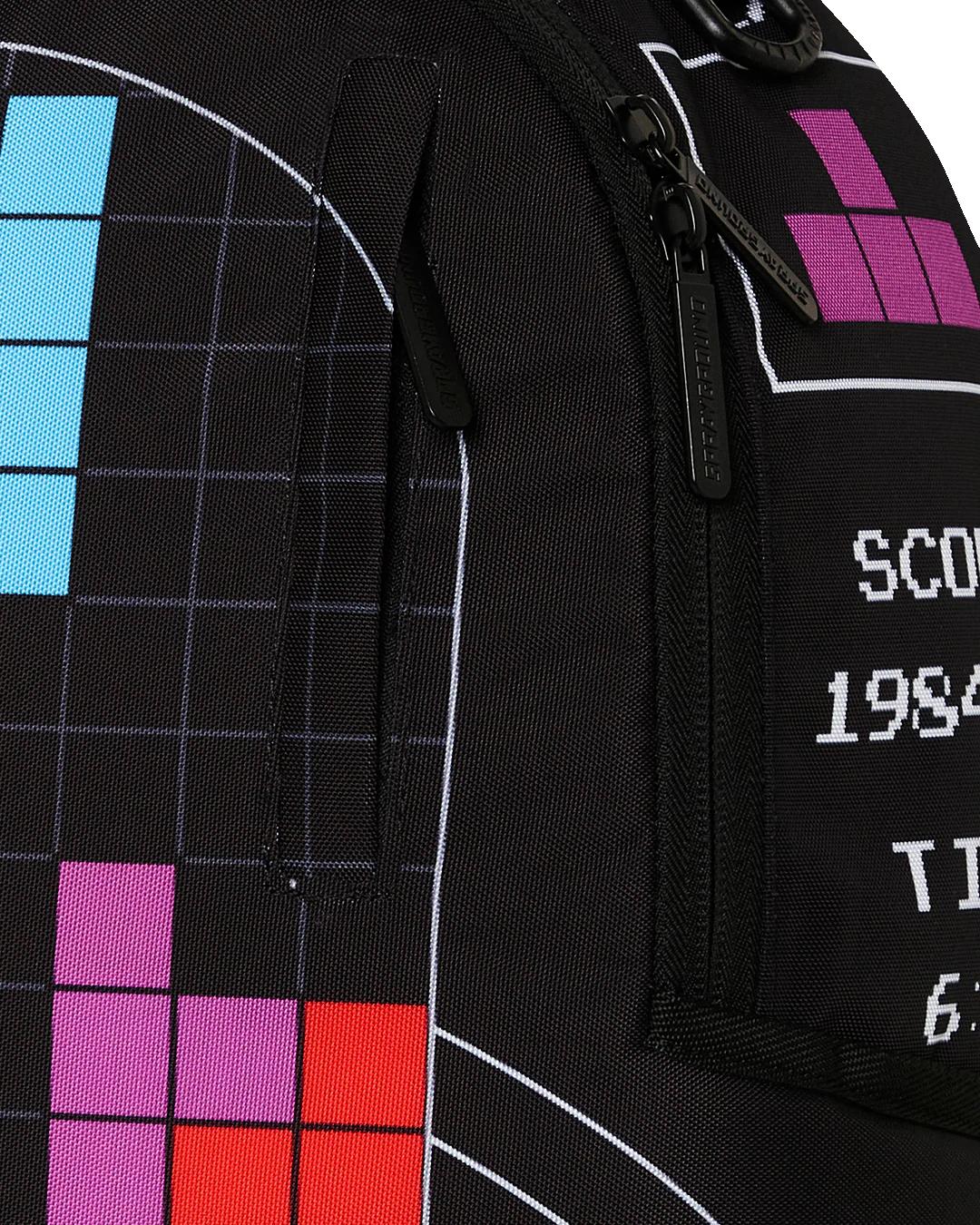 TETRIS WITH DIABLO AND MONEY BEAR BACKPACK | Sprayground Great Value